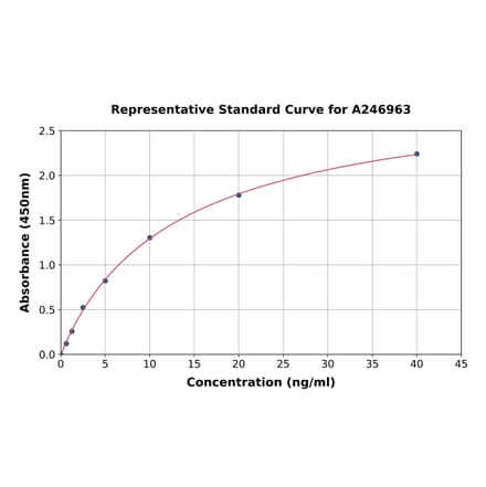 Standard Curve - Monkey Osteocalcin ELISA Kit (A246963) - Antibodies.com