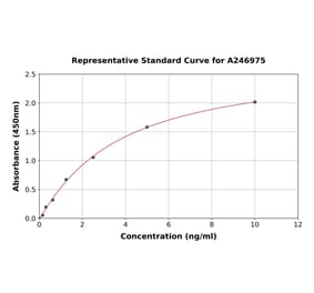 Standard Curve - Human PNKD ELISA Kit (A246975) - Antibodies.com