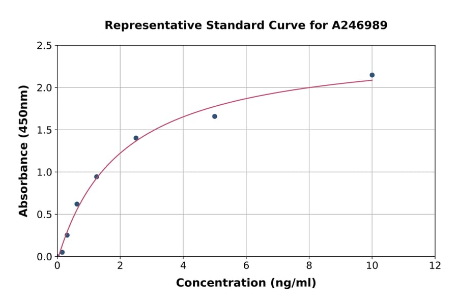 Standard Curve - Rat CYP21A2 ELISA Kit (A246989) - Antibodies.com