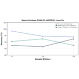 Linearity - Bovine Catalase ELISA Kit (A247240) - Antibodies.com