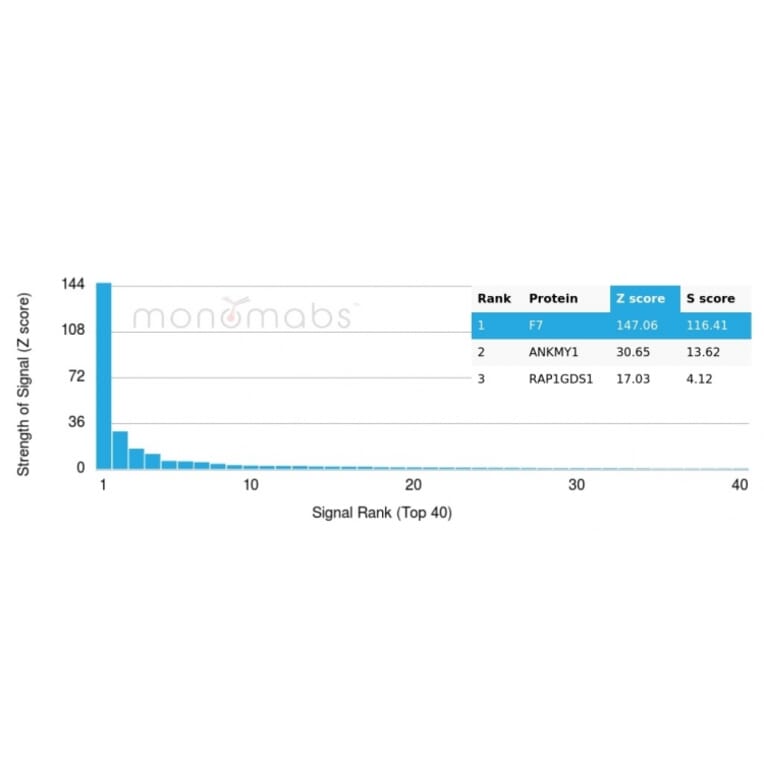 Protein Array - Anti-Coagulation Factor VII Antibody [F7/3511] (A248506) - Antibodies.com