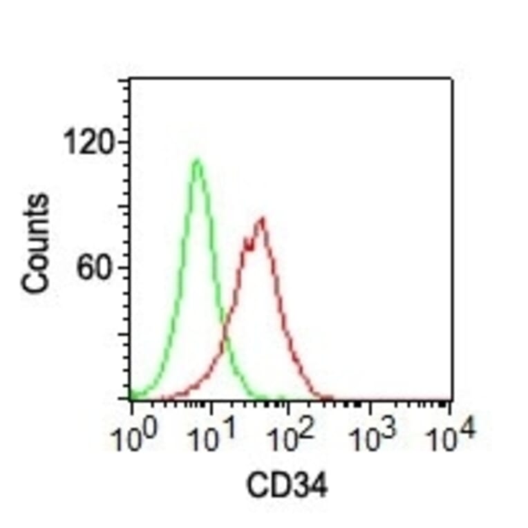 Flow Cytometry - Anti-CD34 Antibody [ICO-115] (PE) (A251193) - Antibodies.com