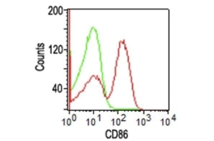 Flow Cytometry - Anti-CD86 Antibody [BU63] (FITC) (A251208) - Antibodies.com