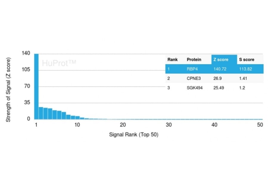 Protein Array - Anti-RBP4 Antibody [RBP4/4043] - BSA and Azide free (A253028) - Antibodies.com
