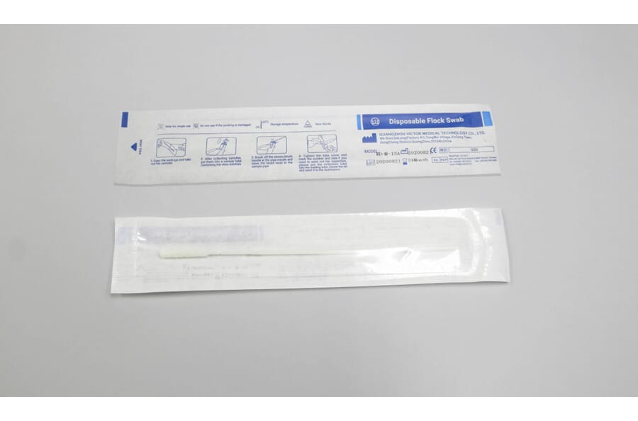 Sample Swab - SARS-CoV-2 Antigen Rapid Test Kit (Colloidal Gold) (CoV2Ag-25) - Antibodies.com