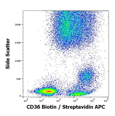 Flow Cytometry - Anti-CD36 Antibody [TR9] (Biotin) (A254404) - Antibodies.com