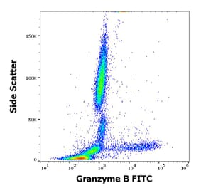 Flow Cytometry - Anti-Granzyme B Antibody [CLB-GB11] (FITC) (A254408) - Antibodies.com
