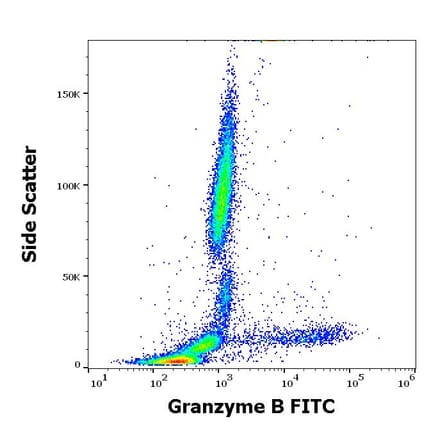 Flow Cytometry - Anti-Granzyme B Antibody [CLB-GB11] (FITC) (A254408) - Antibodies.com