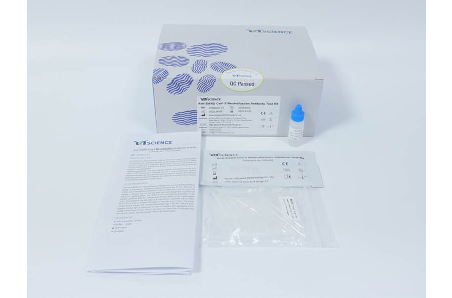 Kit Box - Anti-SARS-CoV-2 Neutralization Antibody Test Kit (Colloidal Gold) (CP04010-25) - Antibodies.com