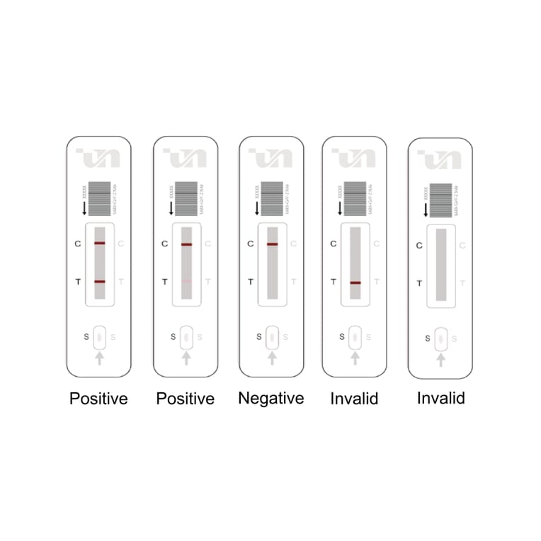 Interpretation of Results - Anti-SARS-CoV-2 Neutralization Antibody Test Kit (Colloidal Gold) (CP04010-25) - Antibodies.com