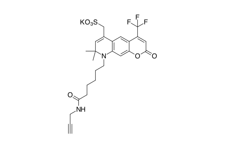 Chemical Structure - Fluorescent Dye 430 alkyne (A270016) - Antibodies.com
