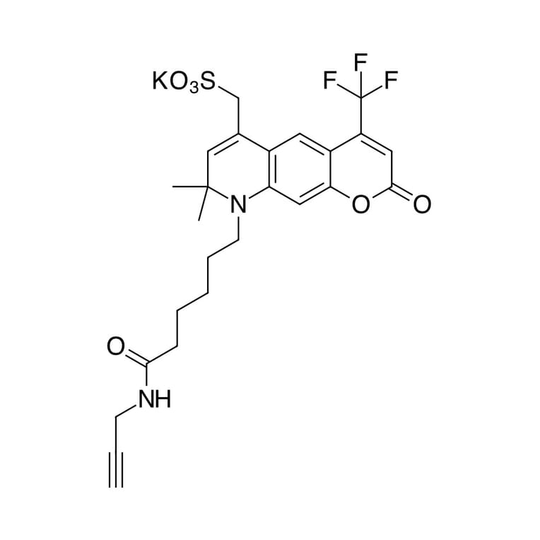 Chemical Structure - Fluorescent Dye 430 alkyne (A270016) - Antibodies.com