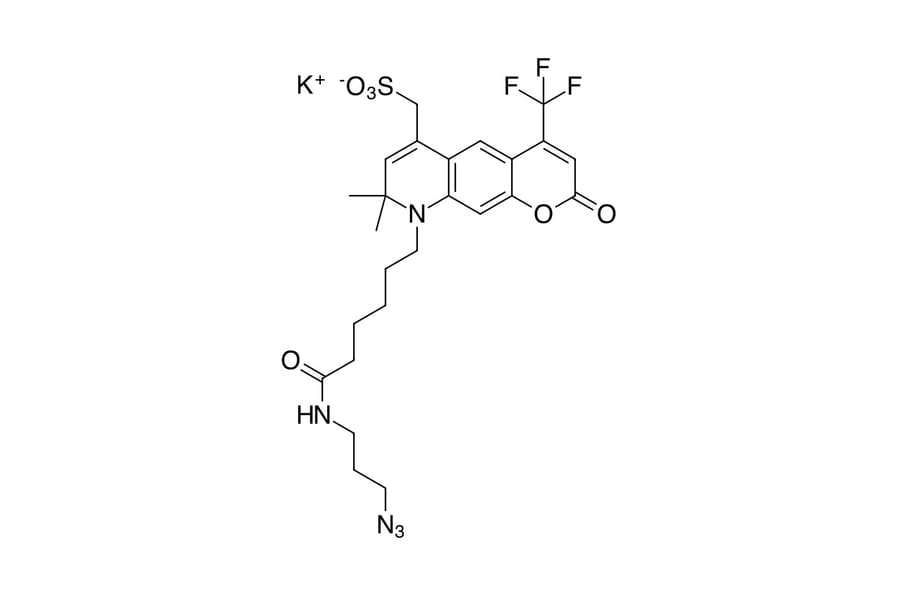 Chemical Structure - Fluorescent Dye 430 azide (A270017) - Antibodies.com