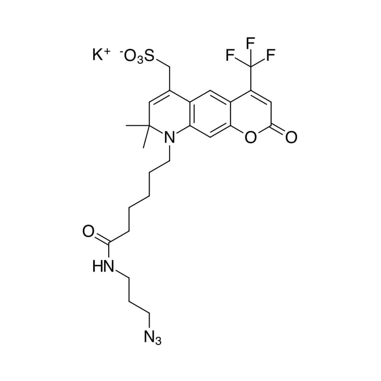 Chemical Structure - Fluorescent Dye 430 azide (A270017) - Antibodies.com