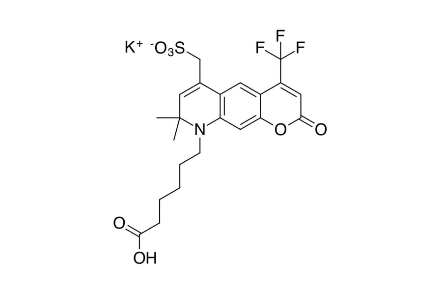 Chemical Structure - Fluorescent Dye 430 carboxylic acid (A270018) - Antibodies.com