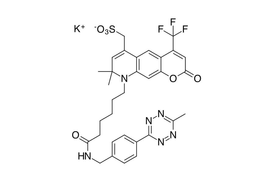 Chemical Structure - Fluorescent Dye 430 tetrazine (A270021) - Antibodies.com