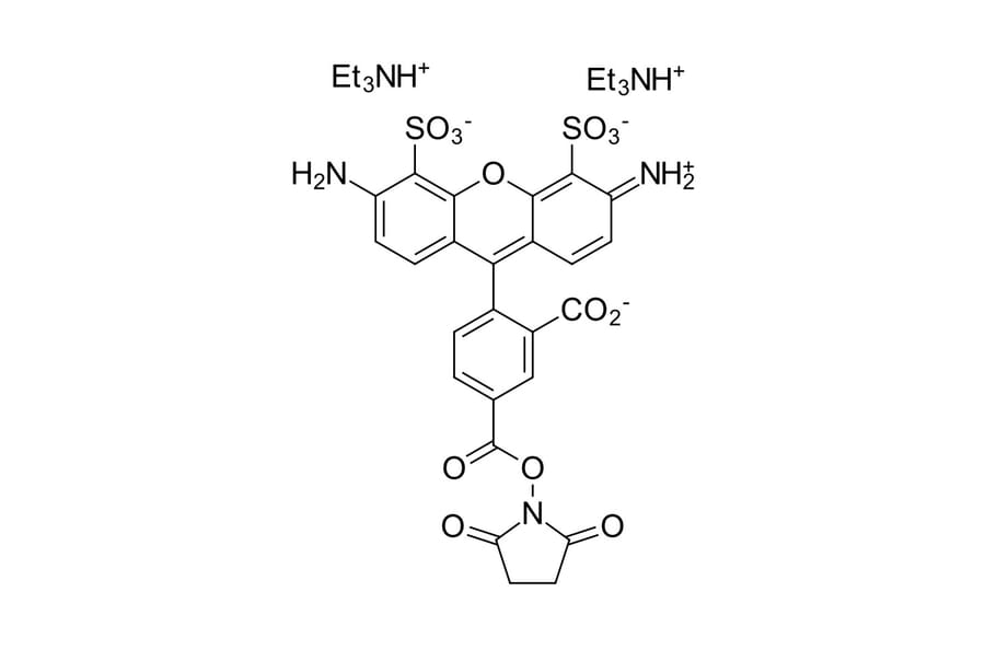 Chemical Structure - Fluorescent Dye 488 NHS ester (A270022) - Antibodies.com