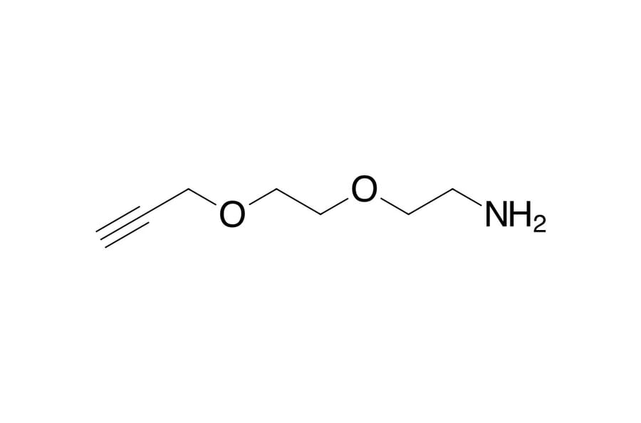 Chemical Structure - Alkyne-PEG2-amine (A270033) - Antibodies.com
