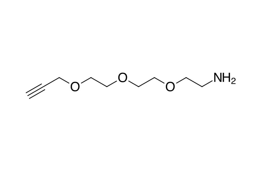 Chemical Structure - Alkyne-PEG3-amine (A270035) - Antibodies.com