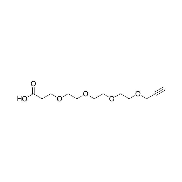 Chemical Structure - Alkyne-PEG3-COOH (A270036) - Antibodies.com