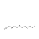 Chemical Structure - Alkyne-PEG3-iodide (A270037) - Antibodies.com