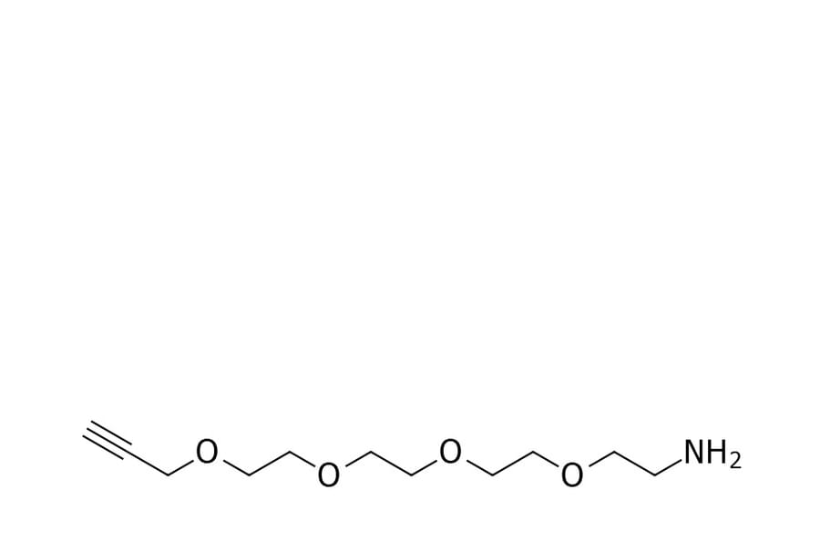 Chemical Structure - Alkyne-PEG4-amine (A270040) - Antibodies.com