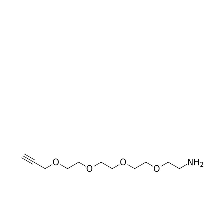 Chemical Structure - Alkyne-PEG4-amine (A270040) - Antibodies.com