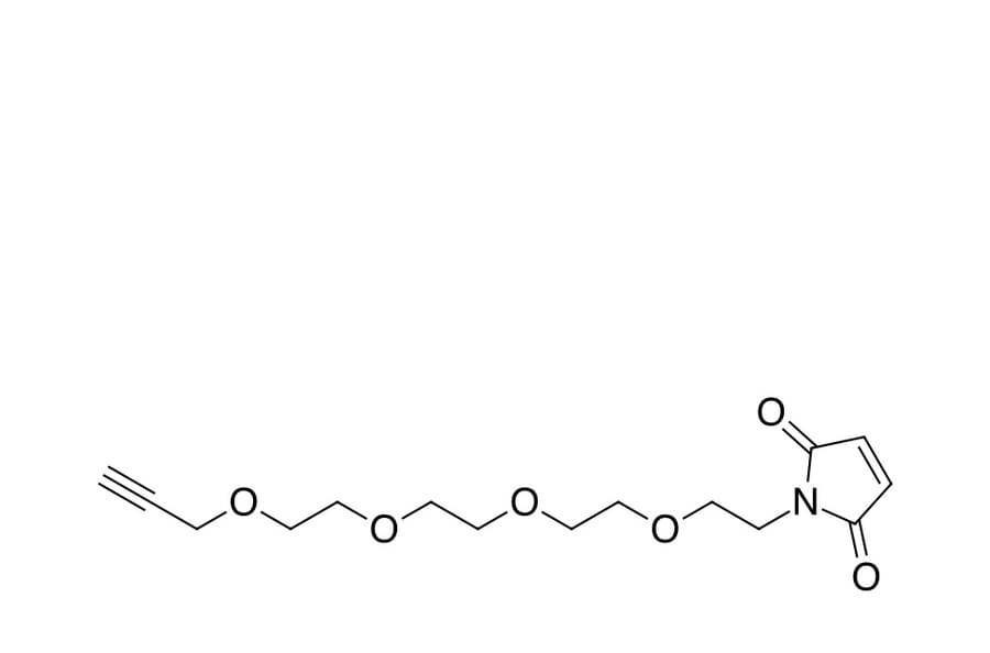 Chemical Structure - Alkyne-PEG4-maleimide (A270041) - Antibodies.com