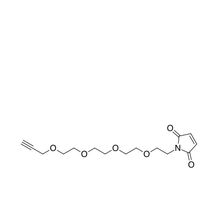 Chemical Structure - Alkyne-PEG4-maleimide (A270041) - Antibodies.com