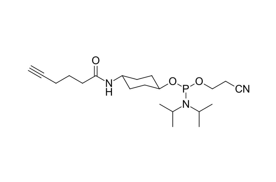 Chemical Structure - Alkyne Phosphoramidite, 5'-terminal (A270042) - Antibodies.com