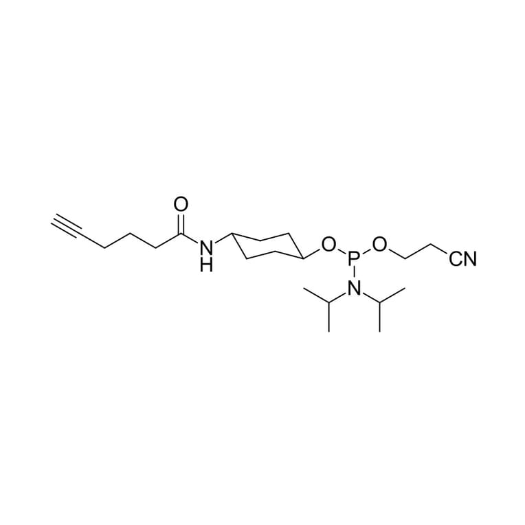 Chemical Structure - Alkyne Phosphoramidite, 5'-terminal (A270042) - Antibodies.com