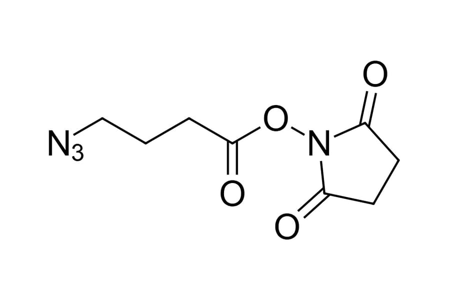 Chemical Structure - Azidobutyric acid NHS ester (A270054) - Antibodies.com