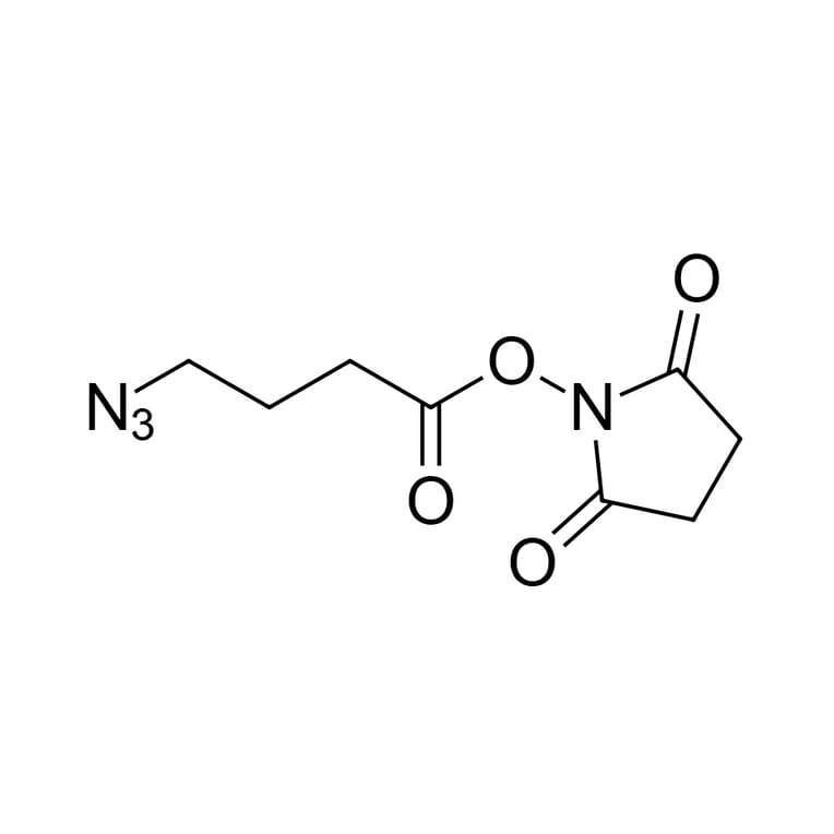 Chemical Structure - Azidobutyric acid NHS ester (A270054) - Antibodies.com