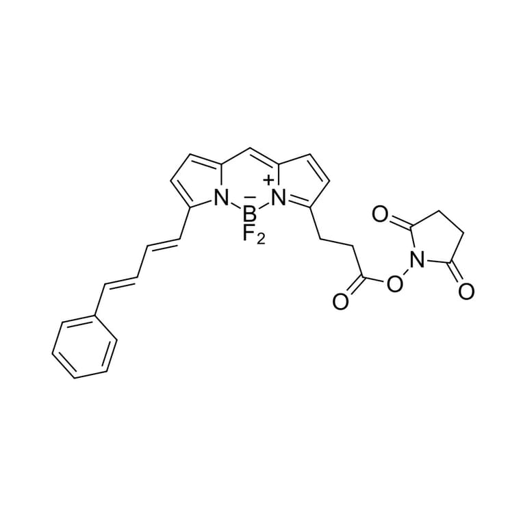 Chemical Structure - BDP 581/591 NHS ester (A270075) - Antibodies.com