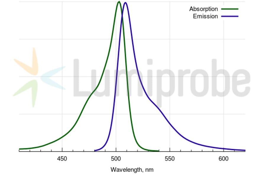 Fluorescence Spectra - BDP FL tetrazine (A270097) - Antibodies.com