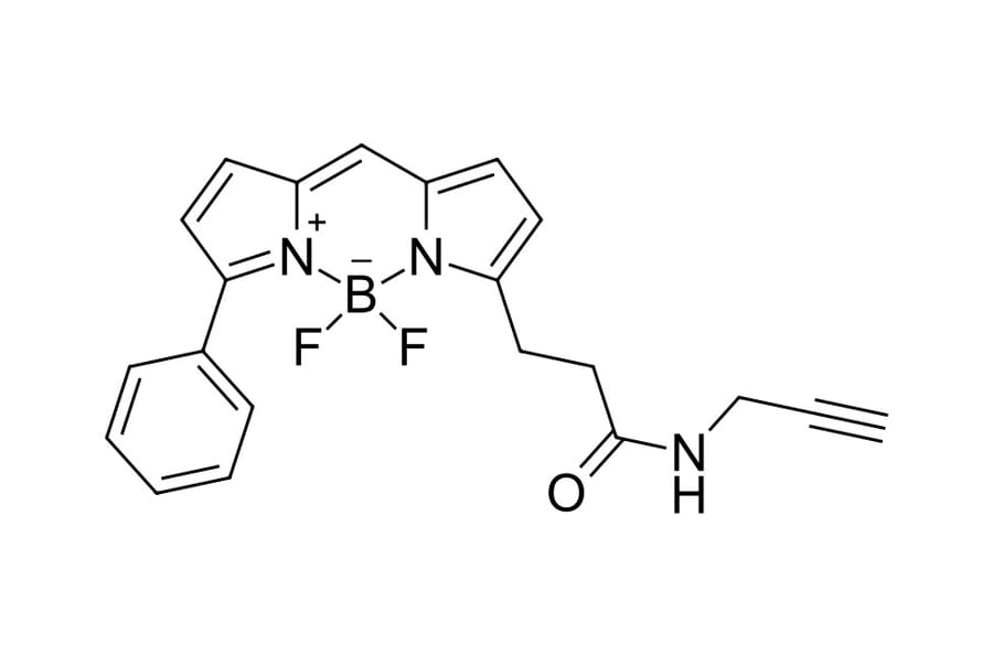 Chemical Structure - BDP R6G alkyne (A270098) - Antibodies.com