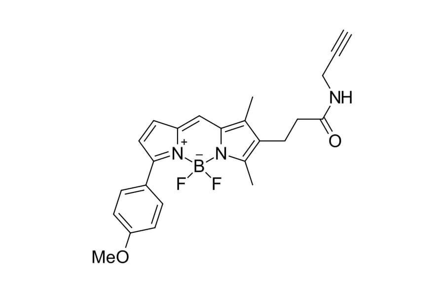 Chemical Structure - BDP TMR alkyne (A270107) - Antibodies.com