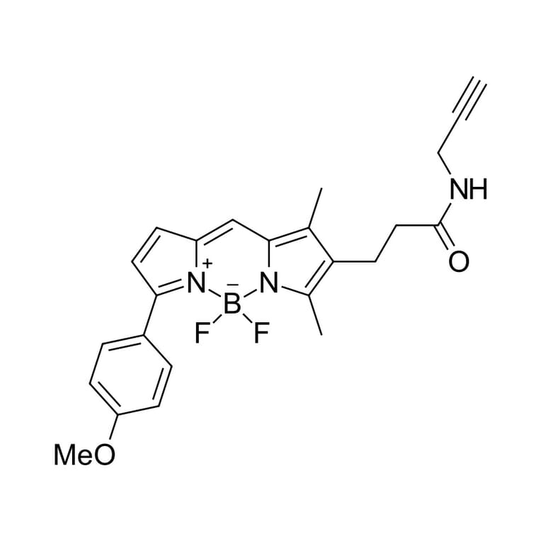 Chemical Structure - BDP TMR alkyne (A270107) - Antibodies.com