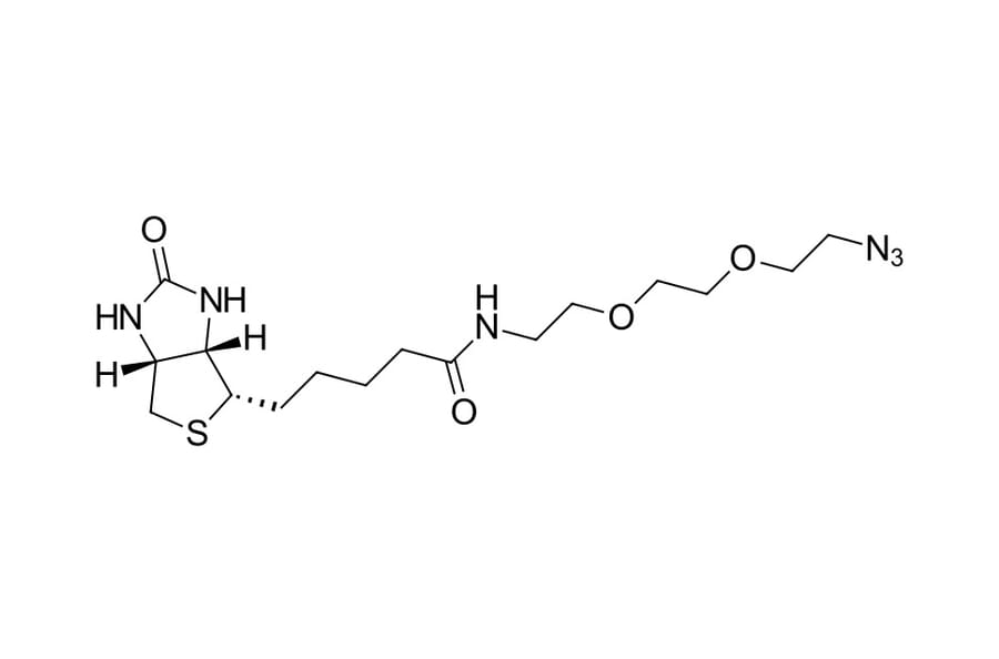 Chemical Structure - Biotin PEG3 azide (A270124) - Antibodies.com