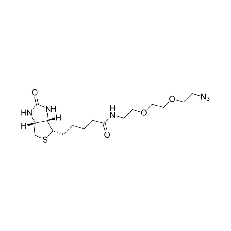 Chemical Structure - Biotin PEG3 azide (A270124) - Antibodies.com