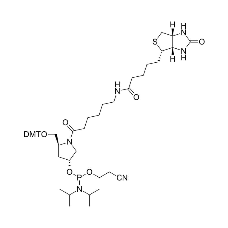 Chemical Structure - Biotin phosphoramidite (A270125) - Antibodies.com