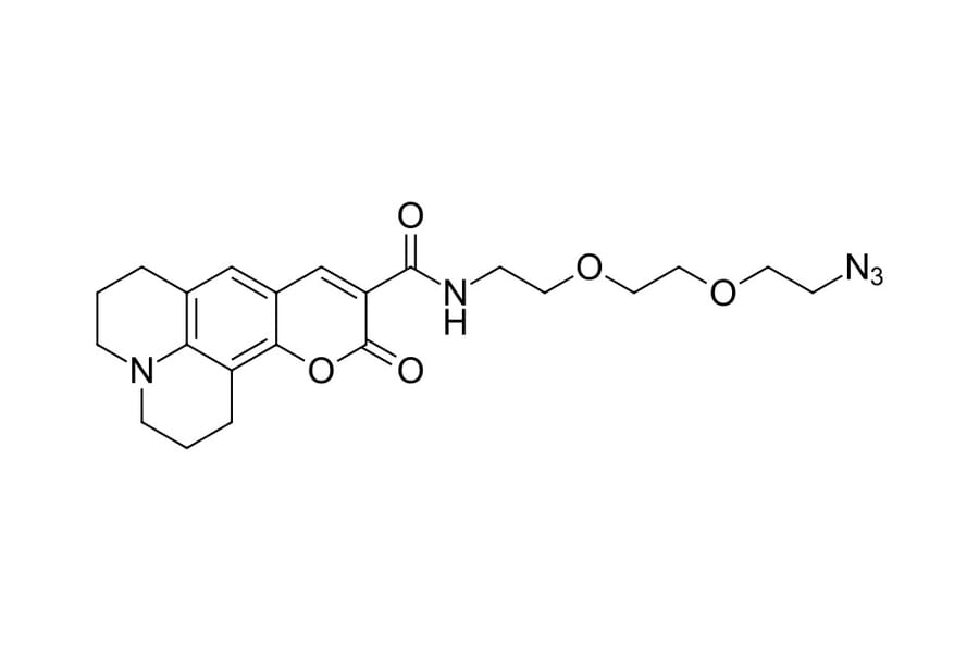 Chemical Structure - Coumarin 343 azide (A270129) - Antibodies.com