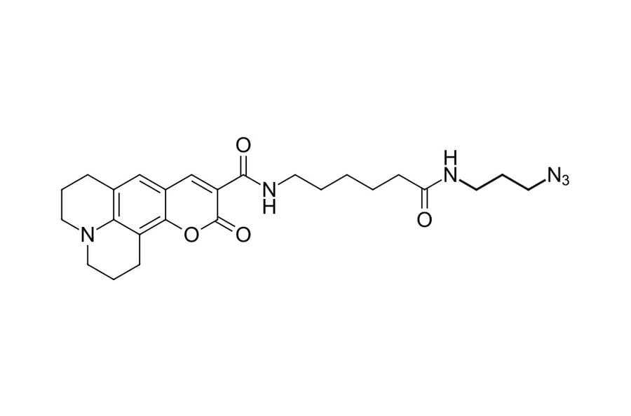 Chemical Structure - Coumarin 343 X azide (A270130) - Antibodies.com