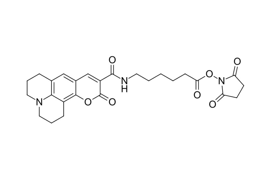 Chemical Structure - Coumarin 343 X NHS ester (A270132) - Antibodies.com
