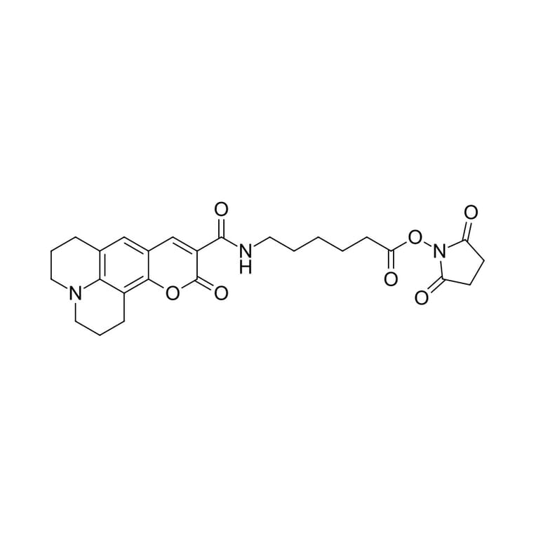 Chemical Structure - Coumarin 343 X NHS ester (A270132) - Antibodies.com