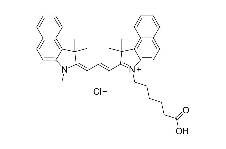 Chemical Structure - Cyanine 3.5 carboxylic acid (A270136) - Antibodies.com