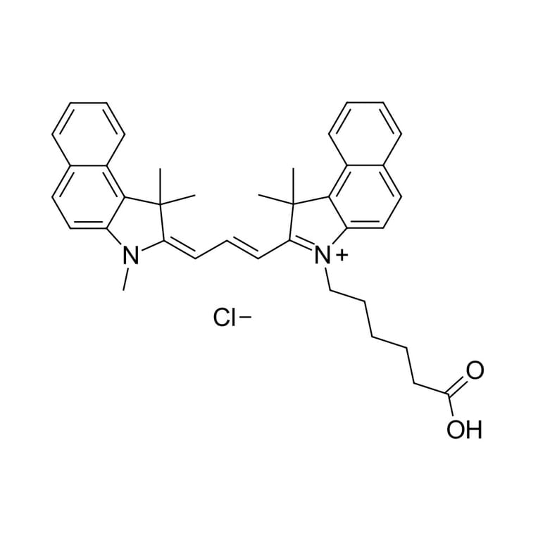 Chemical Structure - Cyanine 3.5 carboxylic acid (A270136) - Antibodies.com