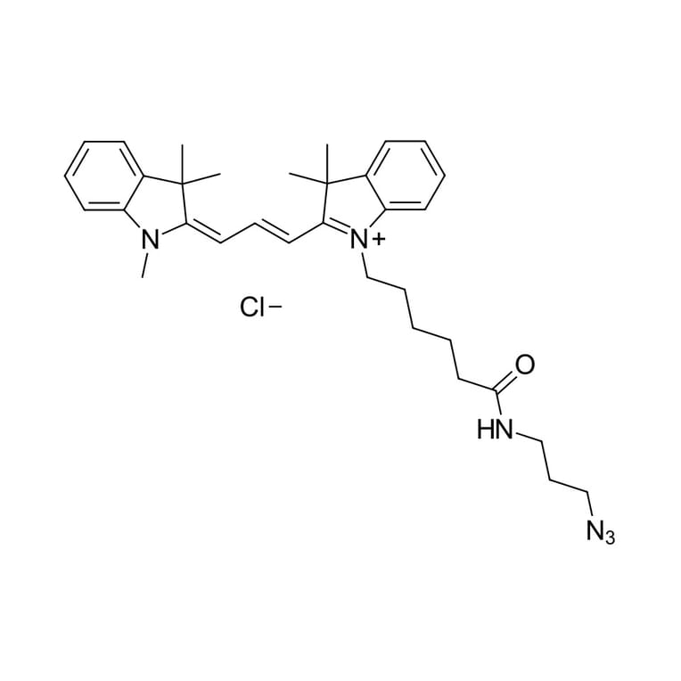 Chemical Structure - Cyanine 3 azide (A270140) - Antibodies.com