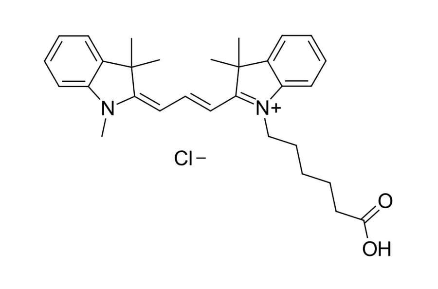 Chemical Structure - Cyanine 3 carboxylic acid (A270142) - Antibodies.com