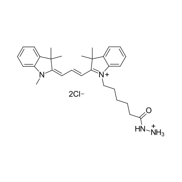 Chemical Structure - Cyanine 3 hydrazide (A270144) - Antibodies.com